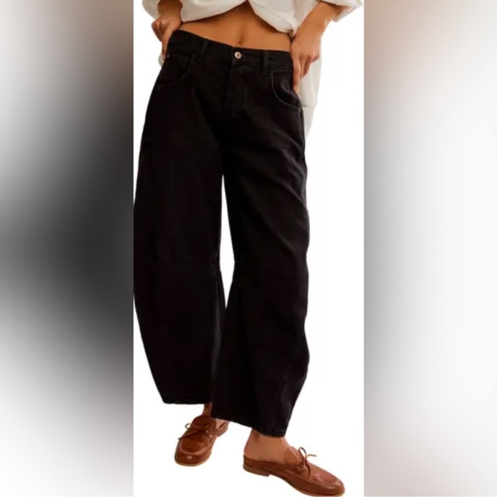 NWT Free People Good Luck Mid Rise Barrel Cord